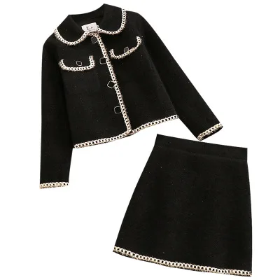 

Jiasheng New Version Of Small Fashion Ins Style Hot Skirt Set Two Piece Set Women Top and Skirt, Customized colors
