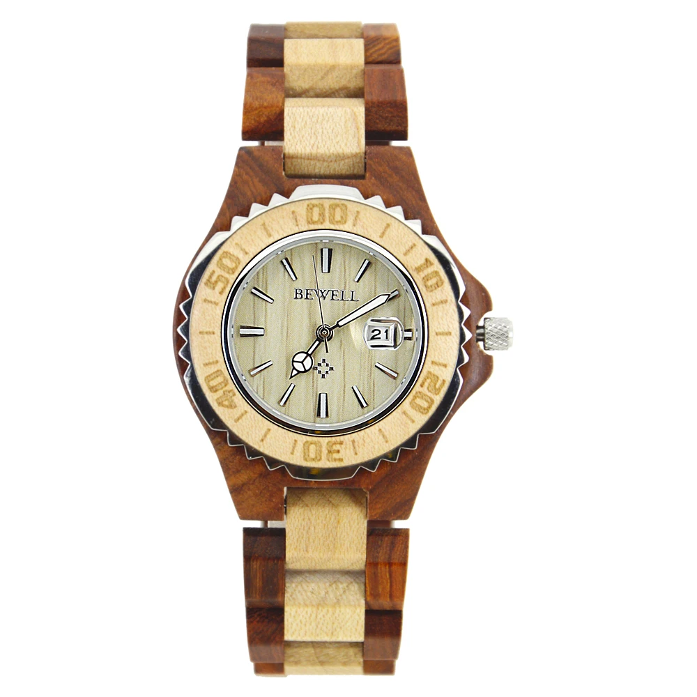 

Custom Design Luxury Watches Create Logo Wood Watch Stainless Steel