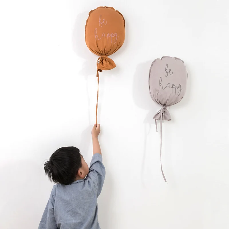 

Nordic Style Baby Bedroom Decoration Wall Hanging Ornaments Coloful Lovely Balloon Cartoon Pillow