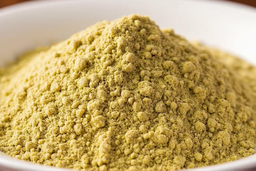 Step-by-step guide to making coriander powder substitute blend with measuring spoons and spices
