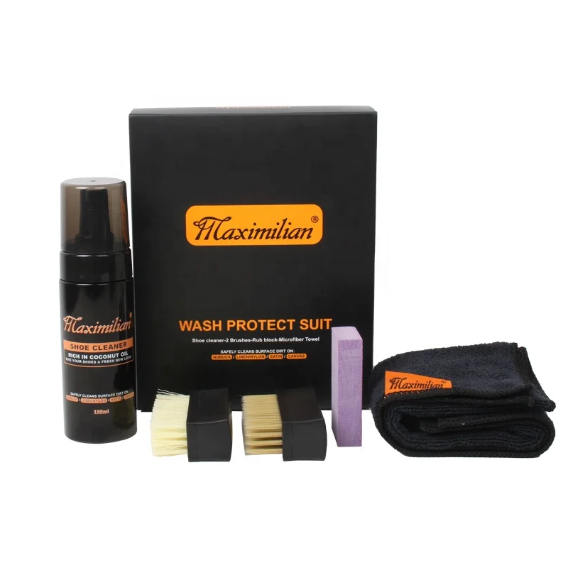 

Factory Wholesale 5 In 1 Sneaker Shoe Cleaner Set Shoe Care Kit Shoe Cleaning Kit