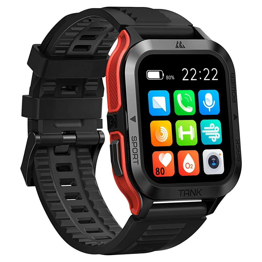 

New 2023 KOSPET TANK M2 Low Prices Fitness Square Screen Sport Oem Full Touch Bluetooth Smart Watch Waterproof