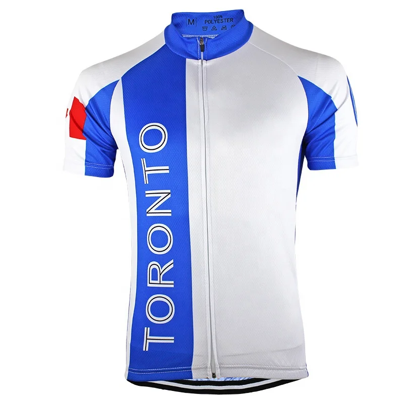 

HIRBGOD HK193 Canada Cycle Jersey Men Cycling Jersey Short Sleeve Bike Jersey White Toronto Cycling Wear