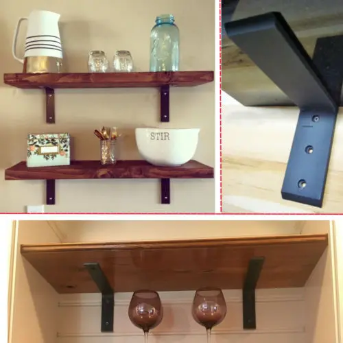 金属橱柜支架的木架子家居 diy 支架