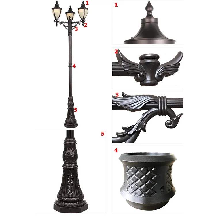 Antique Quality Decorative Aluminum LED Pathway Outdoor Garden Light