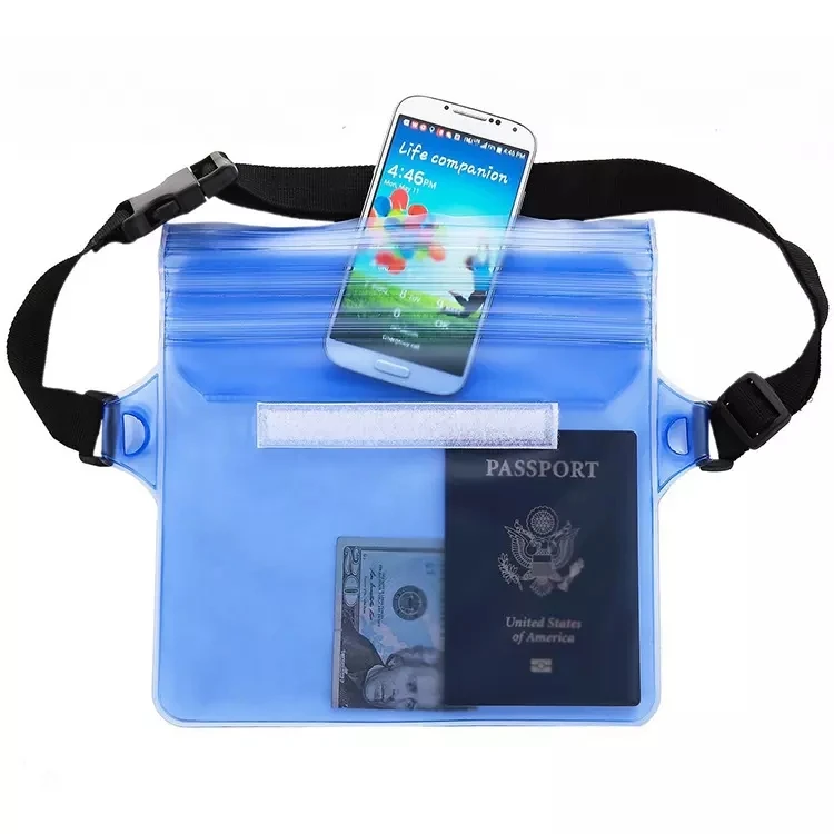 

Waterproof Dry Bag Pouch For Phone Bag Adjustable Waist Strap Shoulder Bags Underwater Case For Beach Swimming Boating Fishing