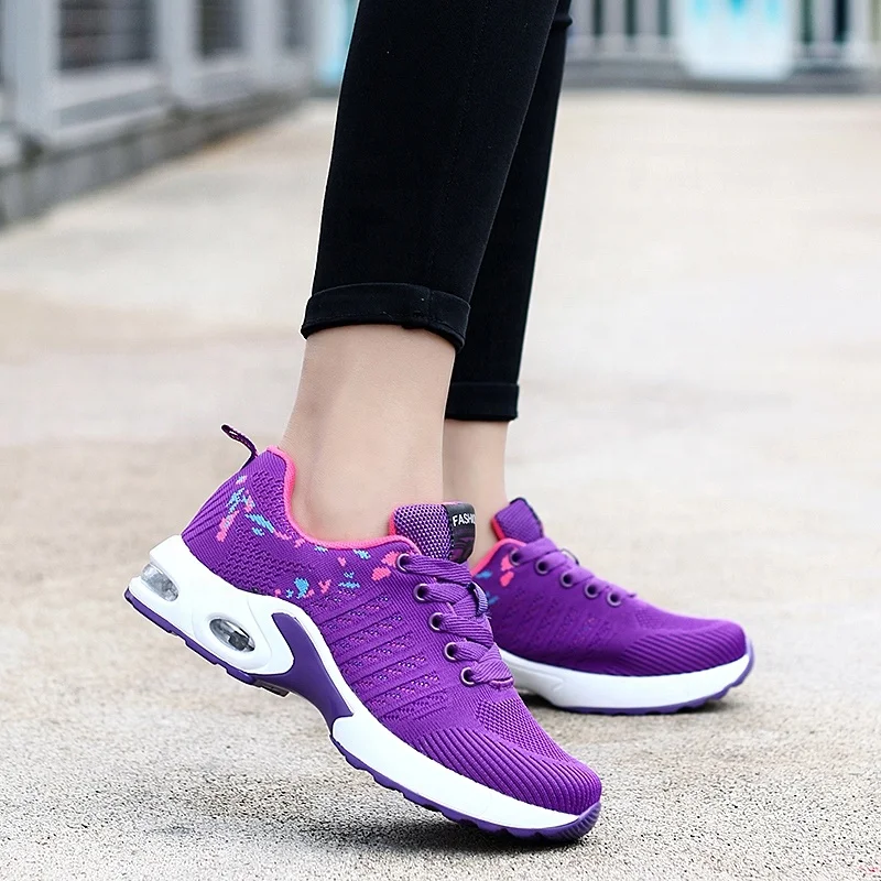 

Women Tennis Shoes Sneakers Basket Femme Thick Platform Wedge Lace-Up Breathable Sport Shoes For Woman Ladies Heightening Shoes