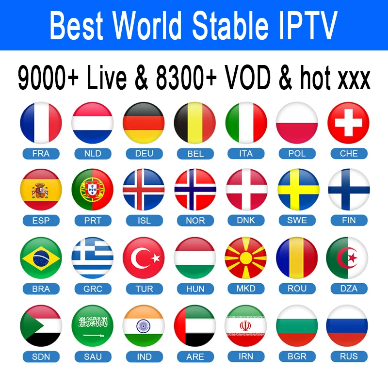 

iptv 12 months with xxx for andriod tv box server iptv with reseller panel