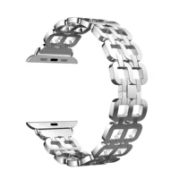 

38mm Custom Logo 42mm Stainless Steel Apple Watch Band Custom Watch Strap