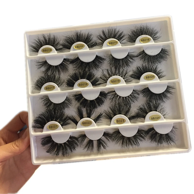 

burn book sleeve eyelash packaging 10 pairs 3d fluffy 25mm mink eyelash with private label clear lashbox packaging