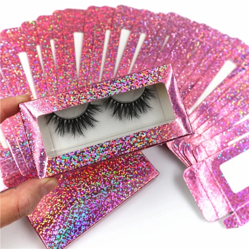 

New Style Hot sale cruelty free false eyelash strips eyelashes natural short with custom lashbox packaging