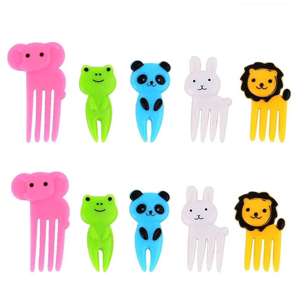 

Bento accessories desserrt fruit food cupcake food grade plastic kids food picks