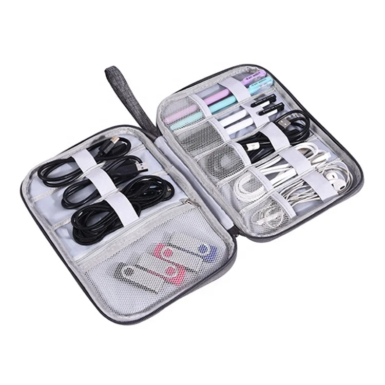 

RTS Electronics Accessories Gadget Accessory Bag Digital Storage Cable Organizer Bag, Six colors