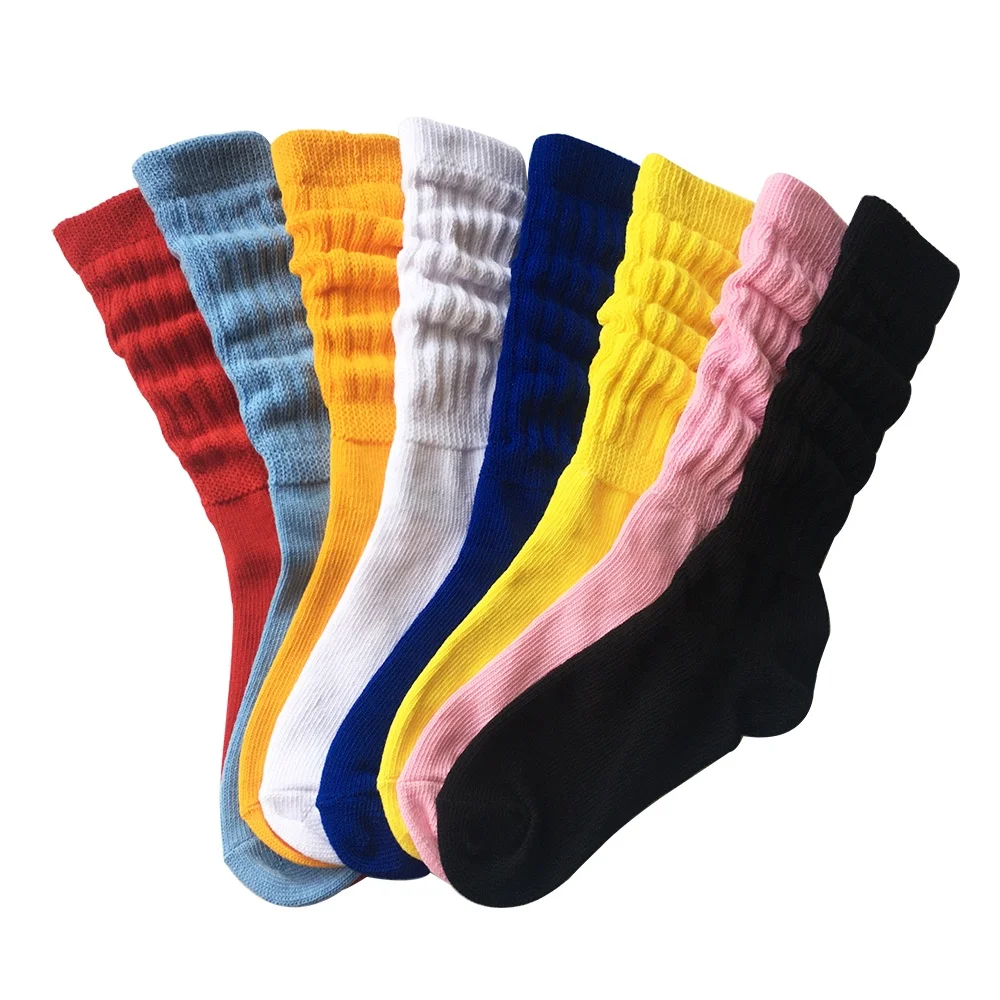 

WD-5 uron custom women slouch socks colorful cotton lazy fluffy socks overweight ladies socks