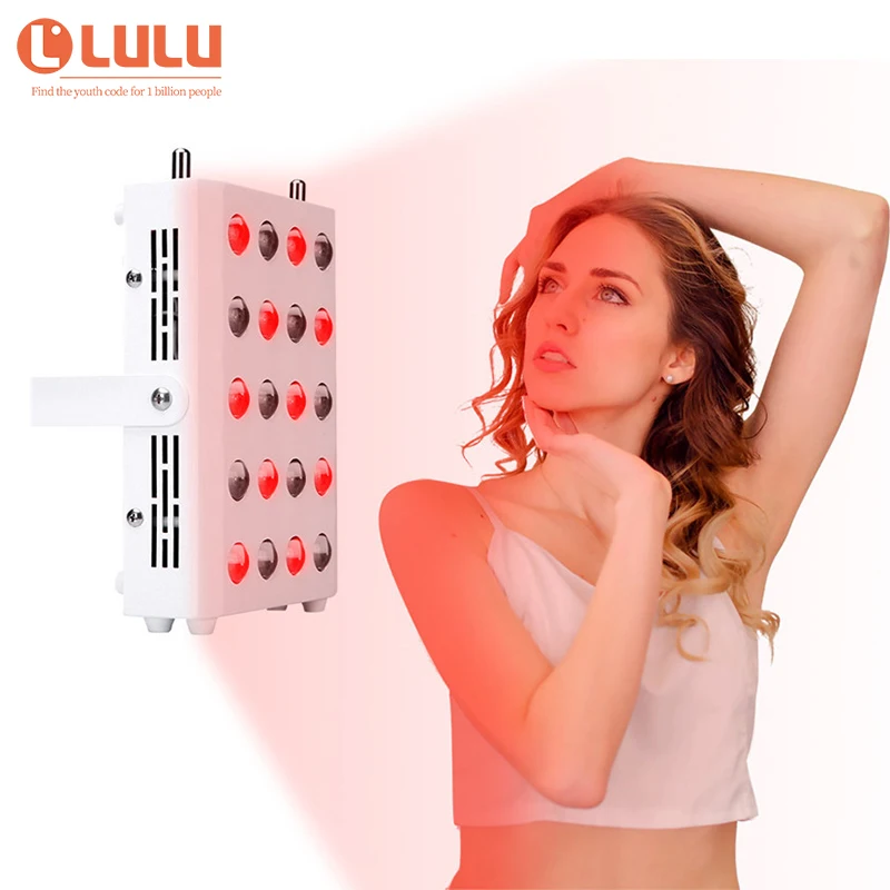 

2021 Lulu Youth, Red And Infra Near Infrared Led Light Pad Home Facial Device Red Light Therapy/, 660:850nm