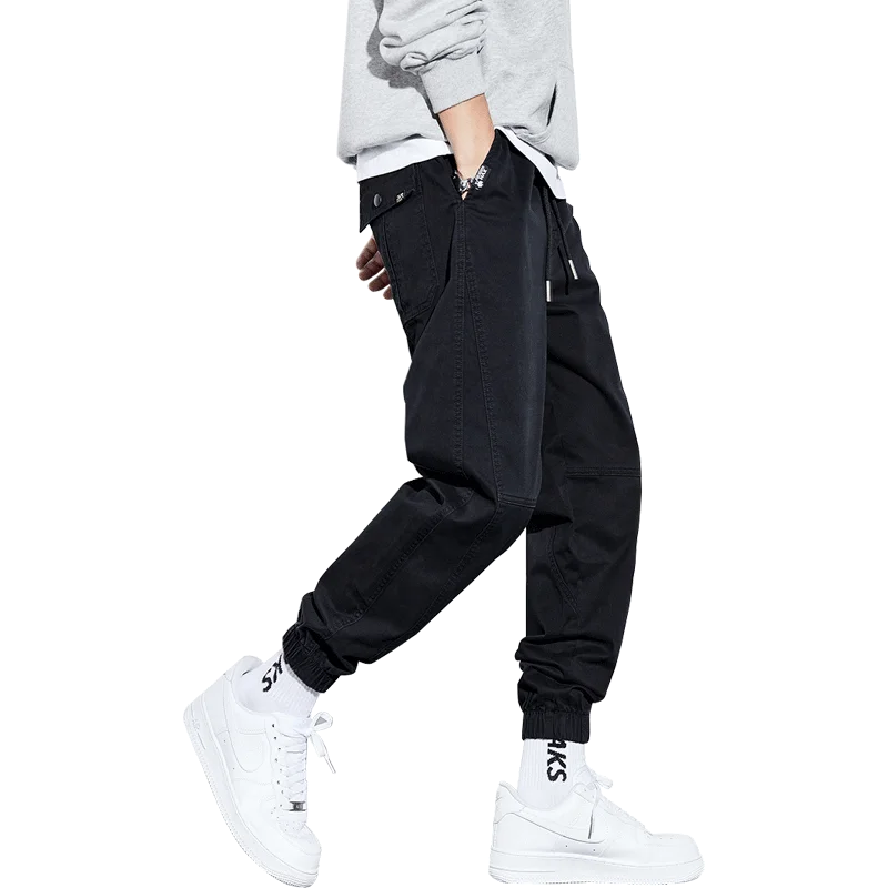 

High quality Men's Cargo Pants Military Tactical Outdoor Casual Long Trousers, White,black