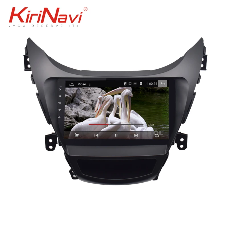 

KiriNavi android 7.1 9'' touch screen special car dvd player for Hyundai Elantra 2011- 2013 with gps navigation system wifi 4g