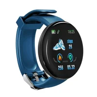 

D18 round Smart Wristband IP67 Waterproof touch sport Pedometer Activity Tracker Watch