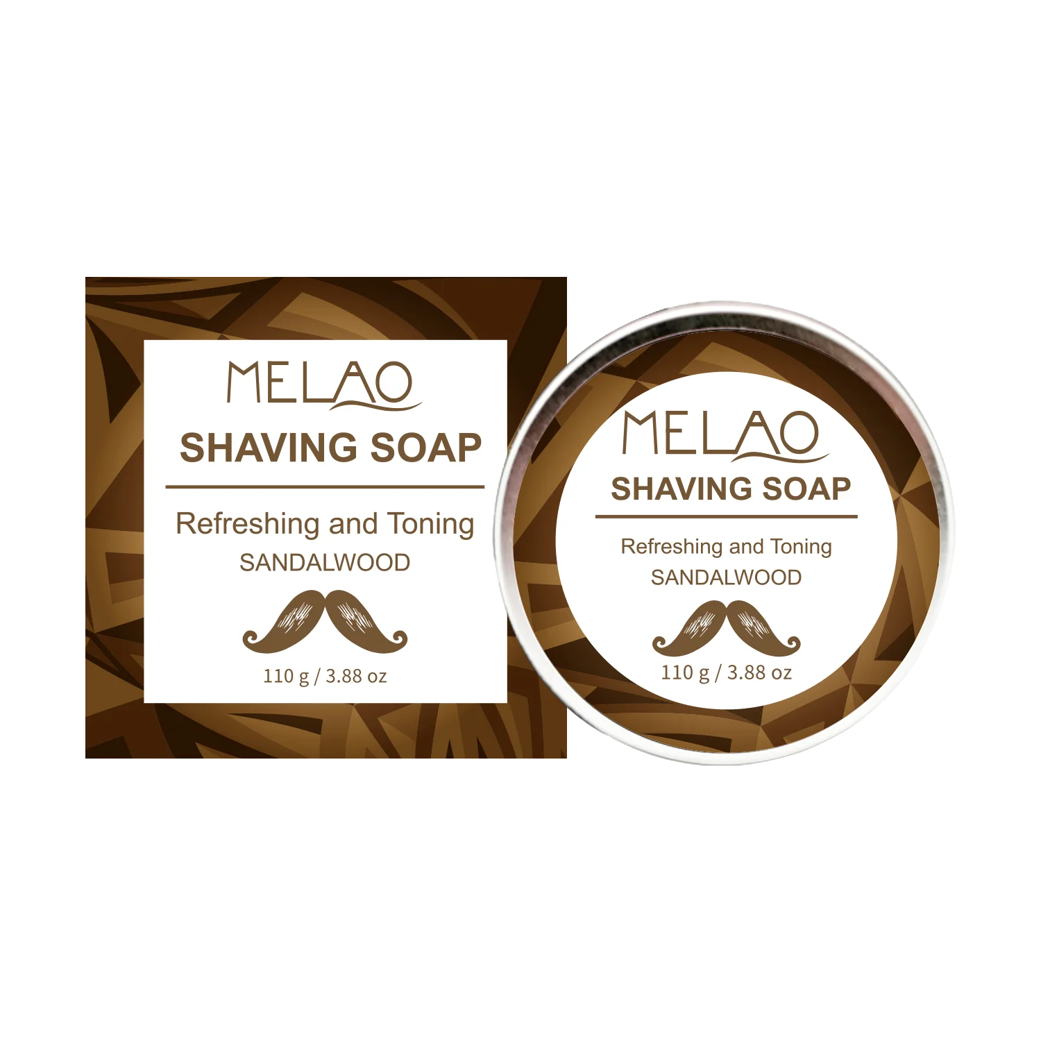 

2021 hot-selling Shaving Soap for Men Made With Natural Vegan Plant Ingredients Shea Butter Natural Sandalwood Smell