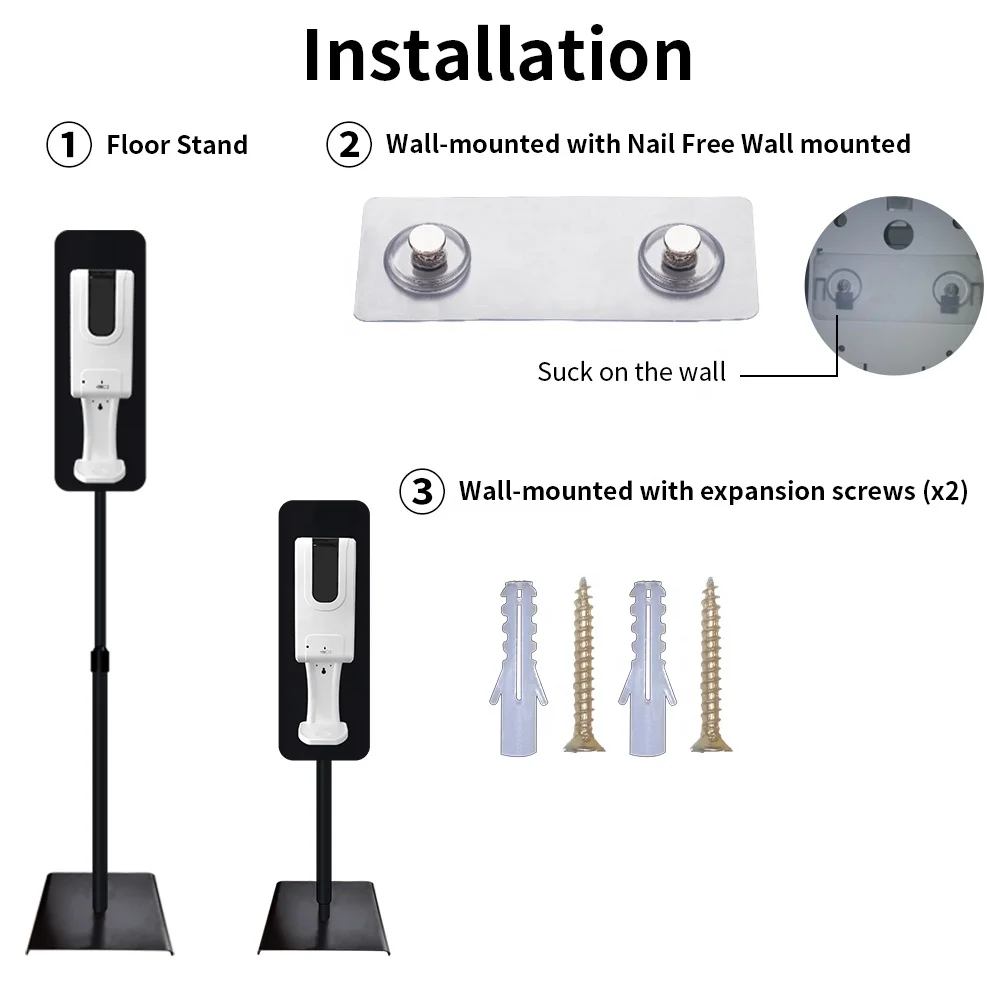 
touchless hand sanitizer dispenser automatic foam soap gel dispenser 1000 ml 