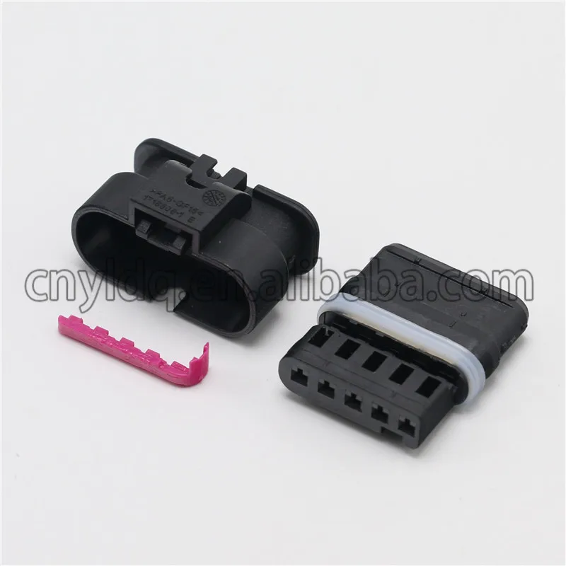 5 Way Audi Vw Female Electrical Sealed Wiring Connector For 1-1718806-1 ...