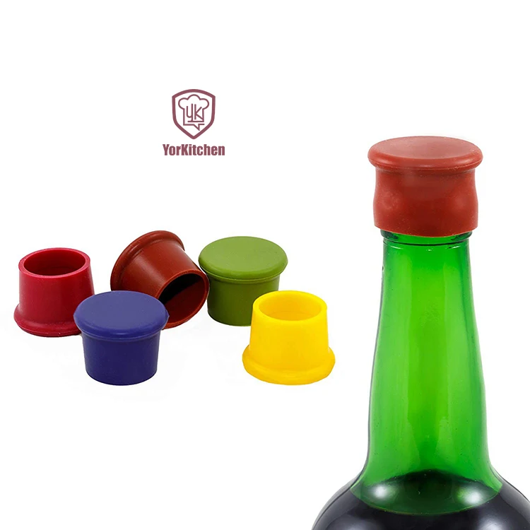 

Silicone Wine Stoppers Reusable Bottles Stoppers Caps Stoppers for Wine and Beer