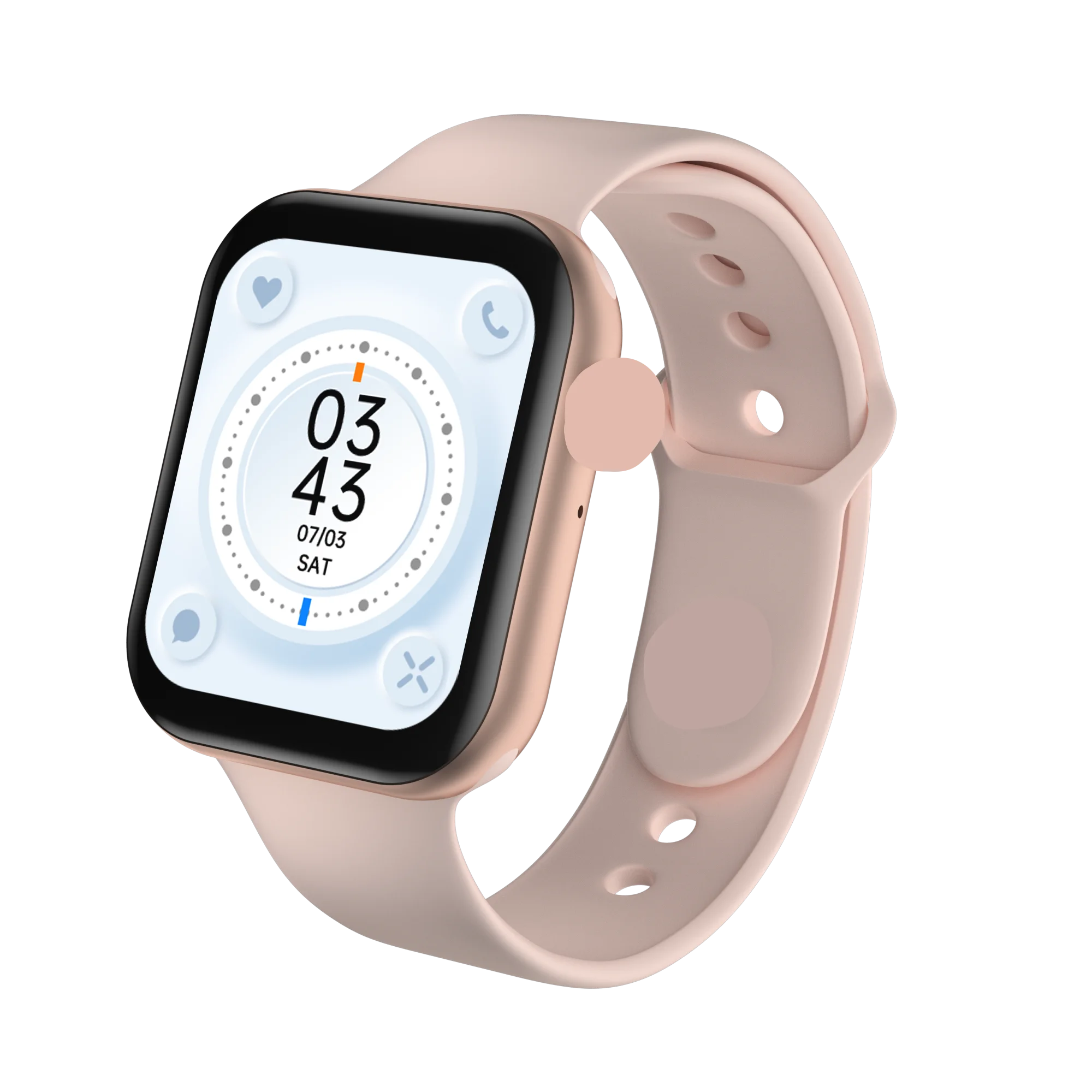 

Colorful 1.78 Inch Rotated Button Waterproof Touch Screen Game Smartsatch FK78 Smart Watch