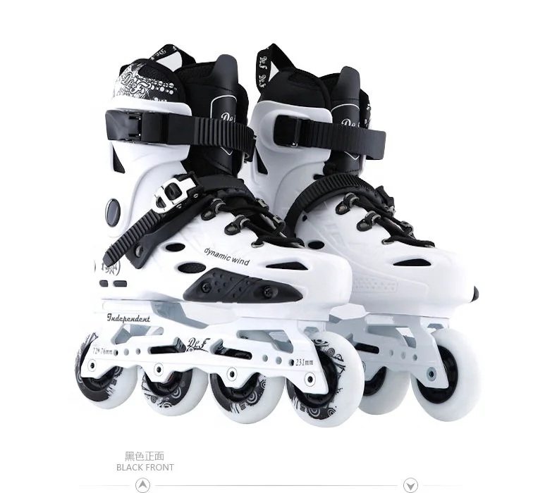 
Factory Wholesale Freestyle Slalom Hard Boot Inline Roller Skates For Adult 