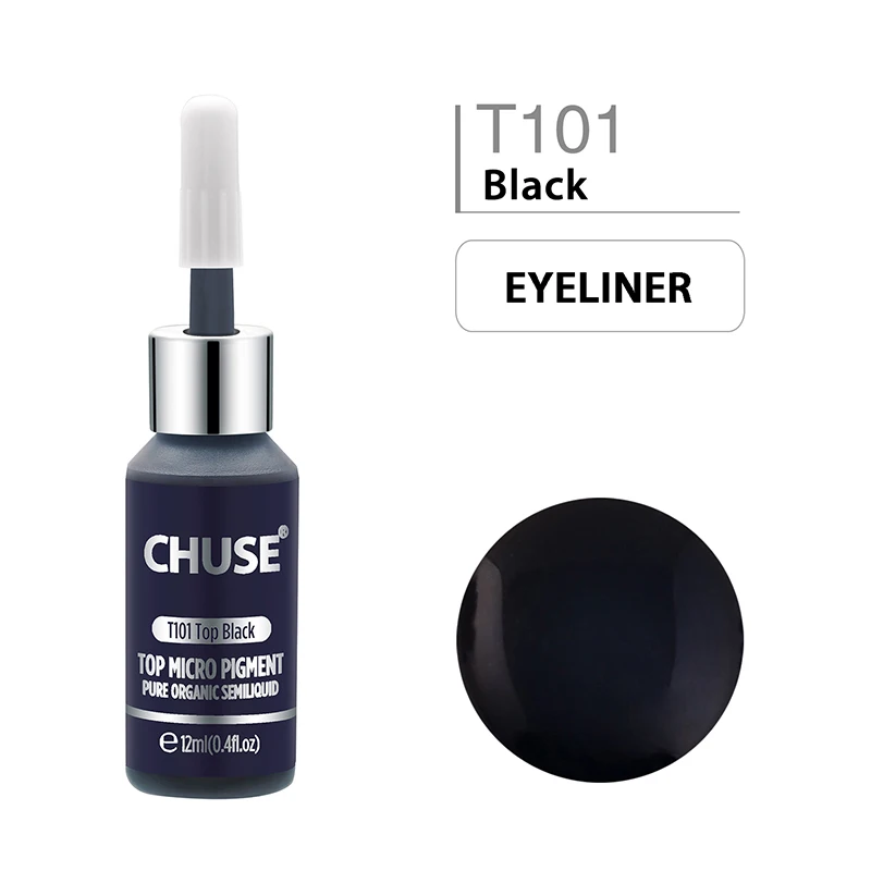 

tinta para tatuar CHUSE top black eyeliner pigment products 12ml TATTOO INK