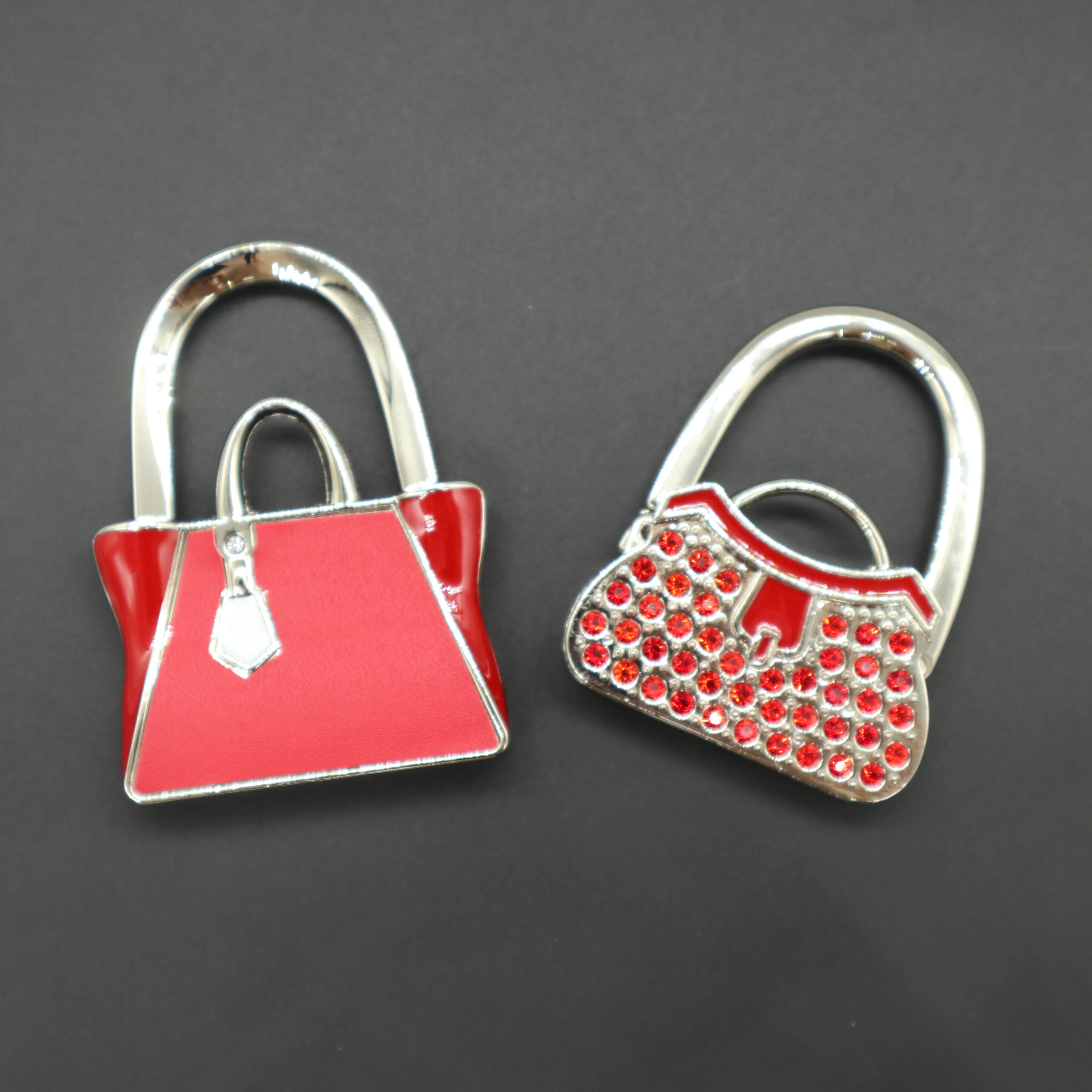 

Portable Magnetic Purse Hook, Folding Handbag Hanger Table Bar Purse Instant Swivel Top Hook for Sorority Gifts, Custom