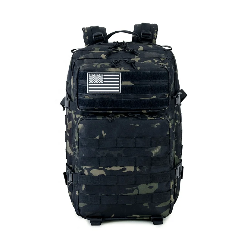 

LUPU waterproof camouflage polyester military backpack hiking in stock BL090, 4 colors are available