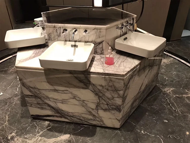 Turkey Milac Lilac Big Size Marble Slab Beautiful New York White Marble Slabs