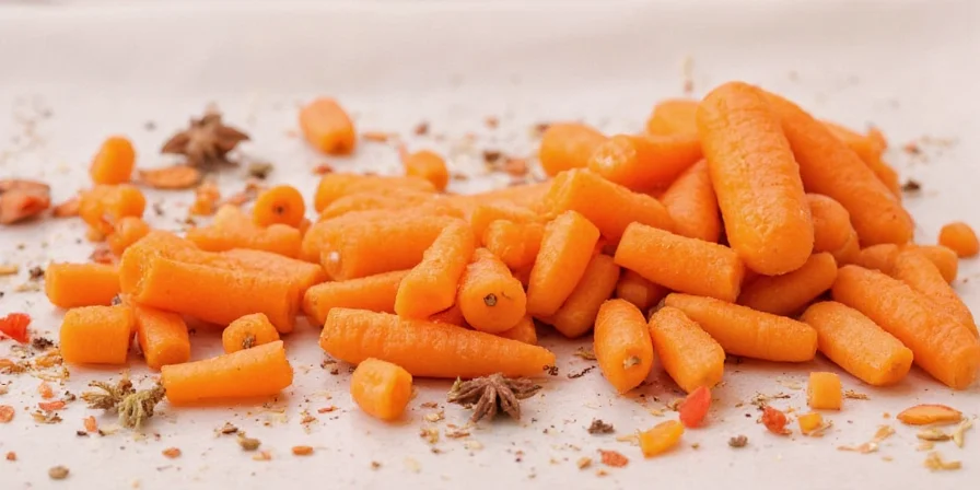 Various spice pairings next to jars of fermented carrots
