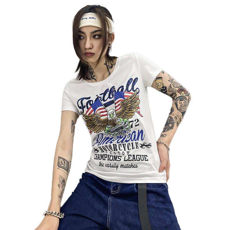

TUOGU ladies high quality t -shirt trending printed t-shirts for women Breathable cotton t-shirt women's clothing