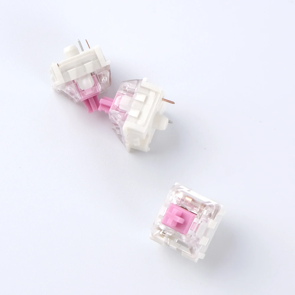 

Kailh Switch Custion Mechanical Keyboard Switches KS Speed Switches Pink, Pink, silver, brass, gold