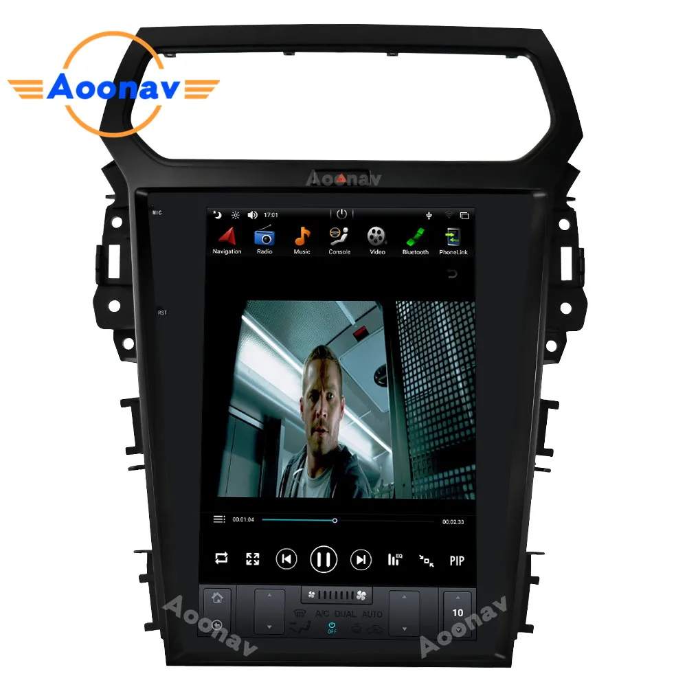 

car Android Tesla style touch screen multimedia radio IPS DSP unit GPS Navigation for Ford Explorer 2013-2018 Support Can-Bus