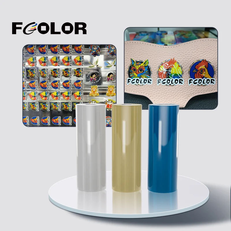 Universal UV DTF Crystal Film  Cold Peel UV Printing Sticker Film for Hard & Soft Surfaces