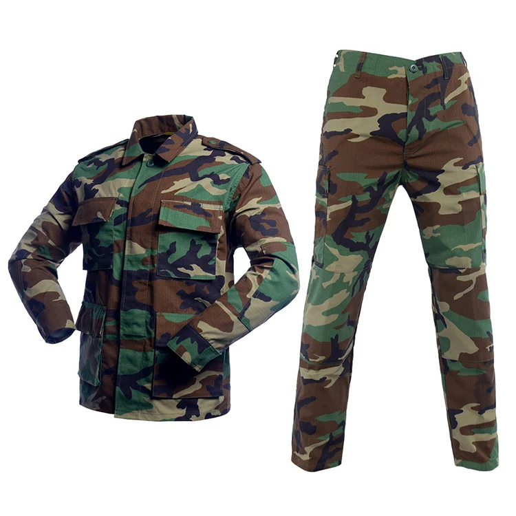 

High quality military uniform BDU combat uniform BDU clothing jungle Camouflage Military Uniform military clothing, Customerized