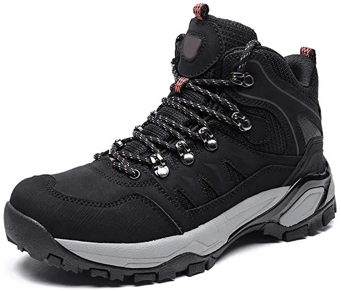 

Womens Hiking Boots Waterproof Winter Walking Shoes Ankle Booties Lightweight, Black