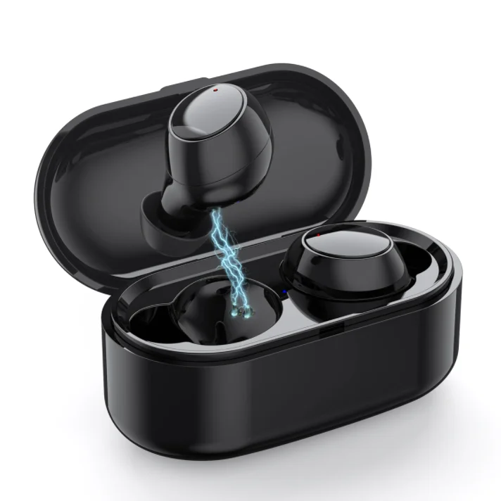 

Poweradd 5.0 Wireless Earphones True Wireless Earbuds 3D Stereo Sound Built-In Mic With Portable Case