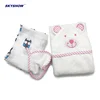 Wholesale well water absorption cartoon design organic bamboo baby bath towel with hood