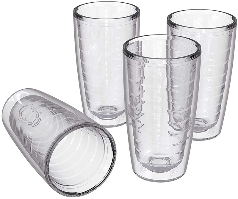 Discount Clear Double Wall Tumbler With Lid And Straw Reusable Plastic Insulated Tumblers For 2401