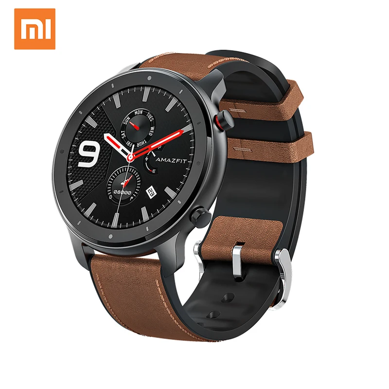 Global version Xiaomi Amazfit GTR 42mm AMOLED Screen 24 Days Battery Life GPS watch 50ATM waterproof Amazift Huami SmartWatch
Global version Xiaomi Amazfit GTR 42mm AMOLED Screen 24 Days Battery Life GPS watch 50ATM waterproof Amazift Huami SmartWatch