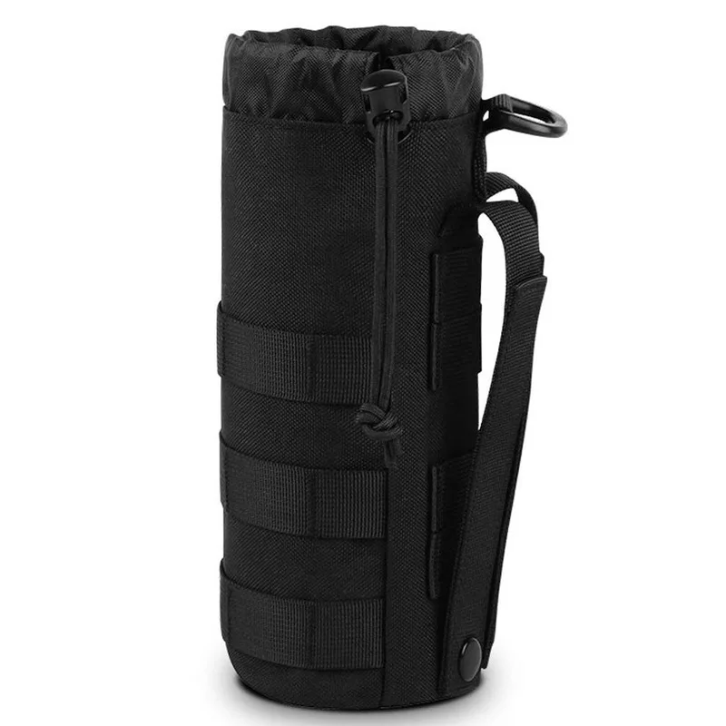 

Tactical Molle Pouch Water Bottle Pouch Travel Holder For Hunting Fishing Bags, Black