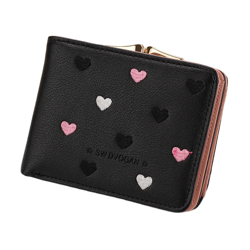 

Fashion lady zipper handbag large capacity zipper Long Wallet cell phone wallet, Black and brown