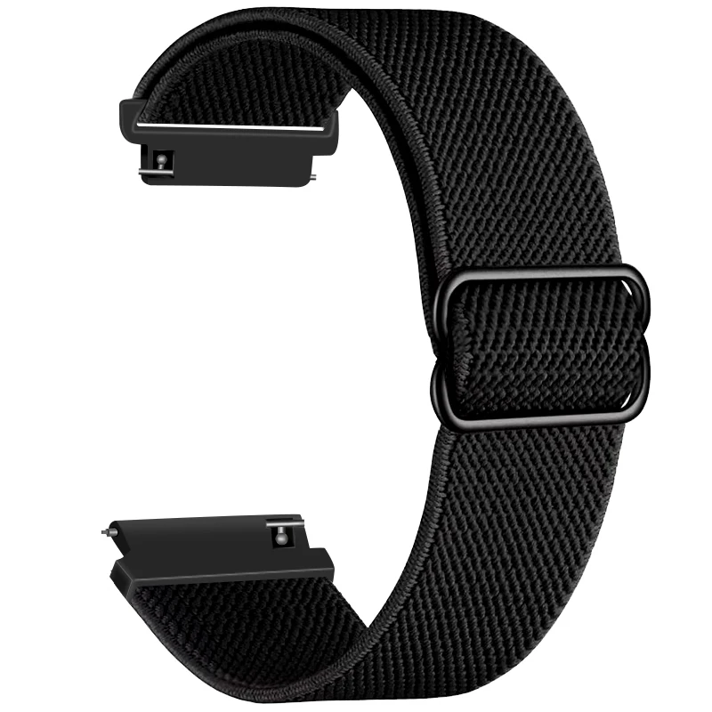 

For Samsung Galaxy Active 2/3 Gear S2 Watch Band Nylon Watch Strap Bracelet Sports Huawei Amazfit Stretch Woven Belt, Multi colors/as the picture shows