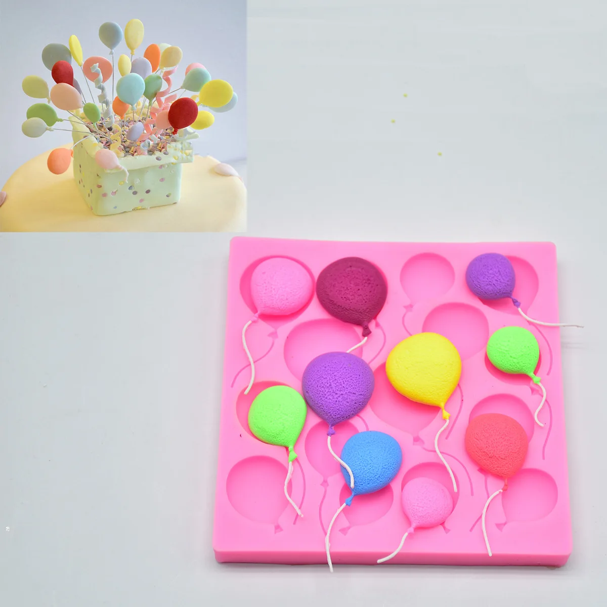 

DIY Baking Balloon Silicone Molding Chocolate Fondant Cake Decorating Silicone Mold for Baking Pastry Accessories Supplies