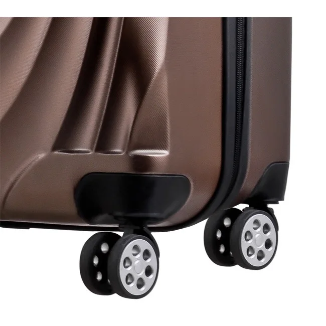 
2019 Trending suitcase Design Aluminium Luggage set carry-on luggage ABS+PC 3pcs luggage sets 