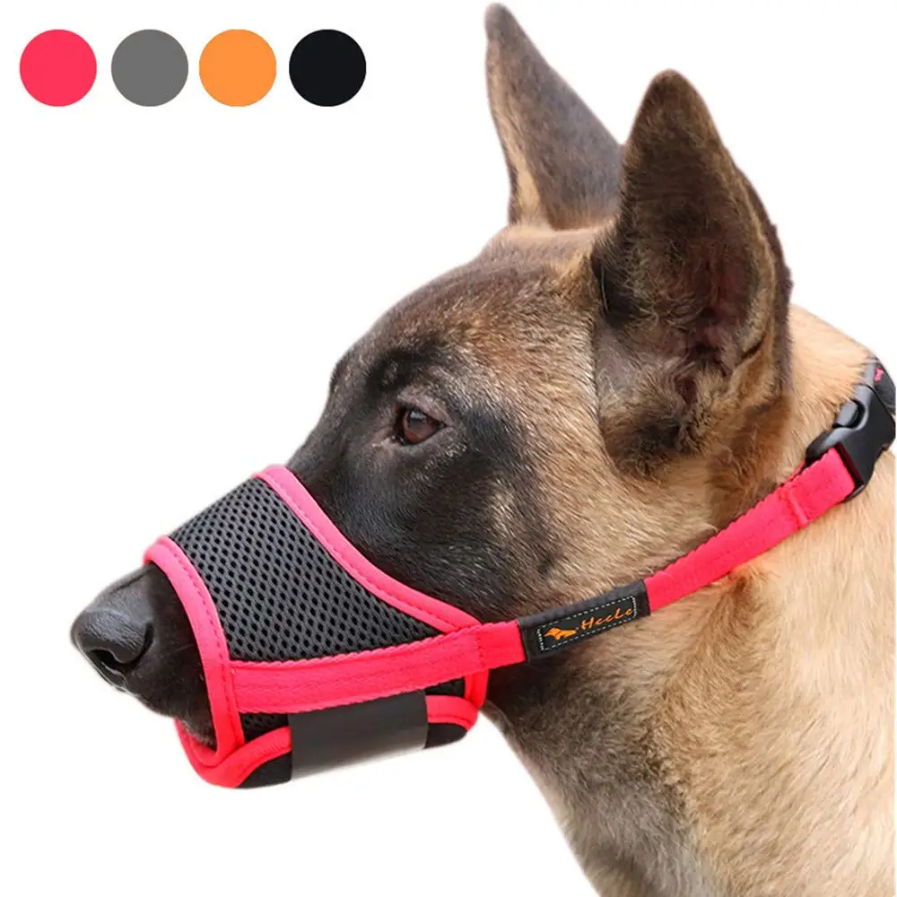 

Custom Pet Supplies Dog Bark Stopper Breathable Nylon Dog Mouth Sleeve Anti-licking Anti-bite Dog Mouth Domino Pet Supplies, Customized color