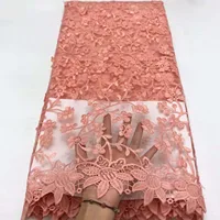 

Latest African Tulle Lace Fabric 2020 High Quality Nigerian Lace Fabrics African French Net Lace Fabrics For Dress